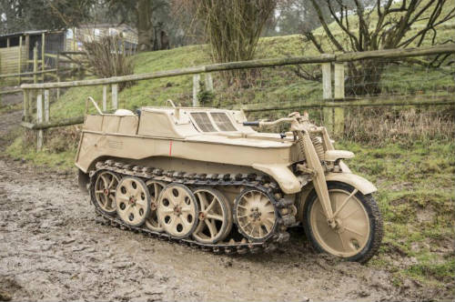 Giải trí cùng mô tô bánh xích xe tăng của Đức ở Thế chiến 2 21