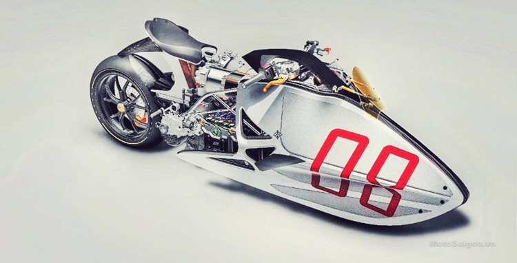 Xế độ kịch độc Ducati Bullet hình viên đạn siêu đẹp trang bị động cơ điện 151