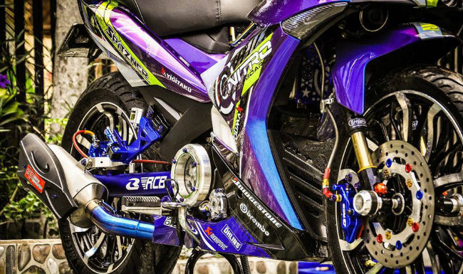 Chi tiết chiếc Exciter 150 độ khủng của biker Việt được lên báo nước ngoài 137