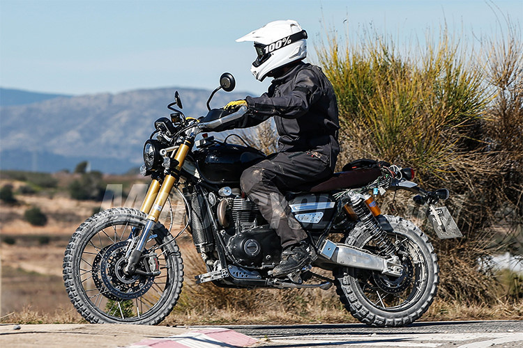 Đối thủ Ducati Scrambler 1100 lộ diện trên đường thử 3
